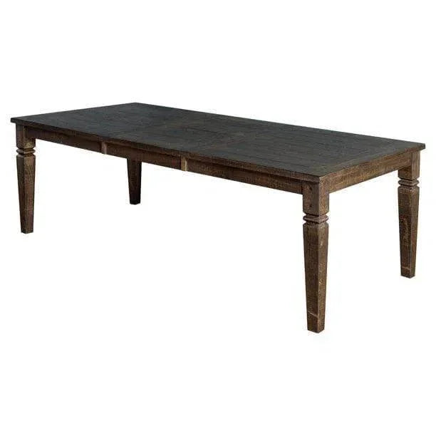 Wood Extendable Dining Table-Dining Tables-Sunny D-LOOMLAN