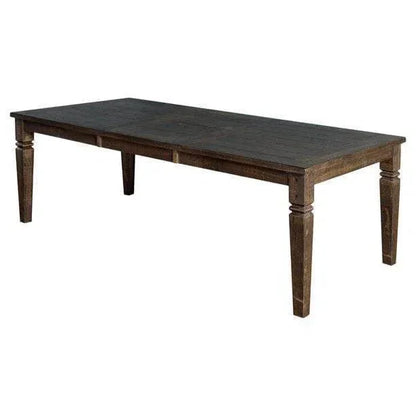 Wood Extendable Dining Table-Dining Tables-Sunny D-LOOMLAN
