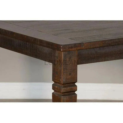 Wood Extendable Dining Table-Dining Tables-Sunny D-LOOMLAN