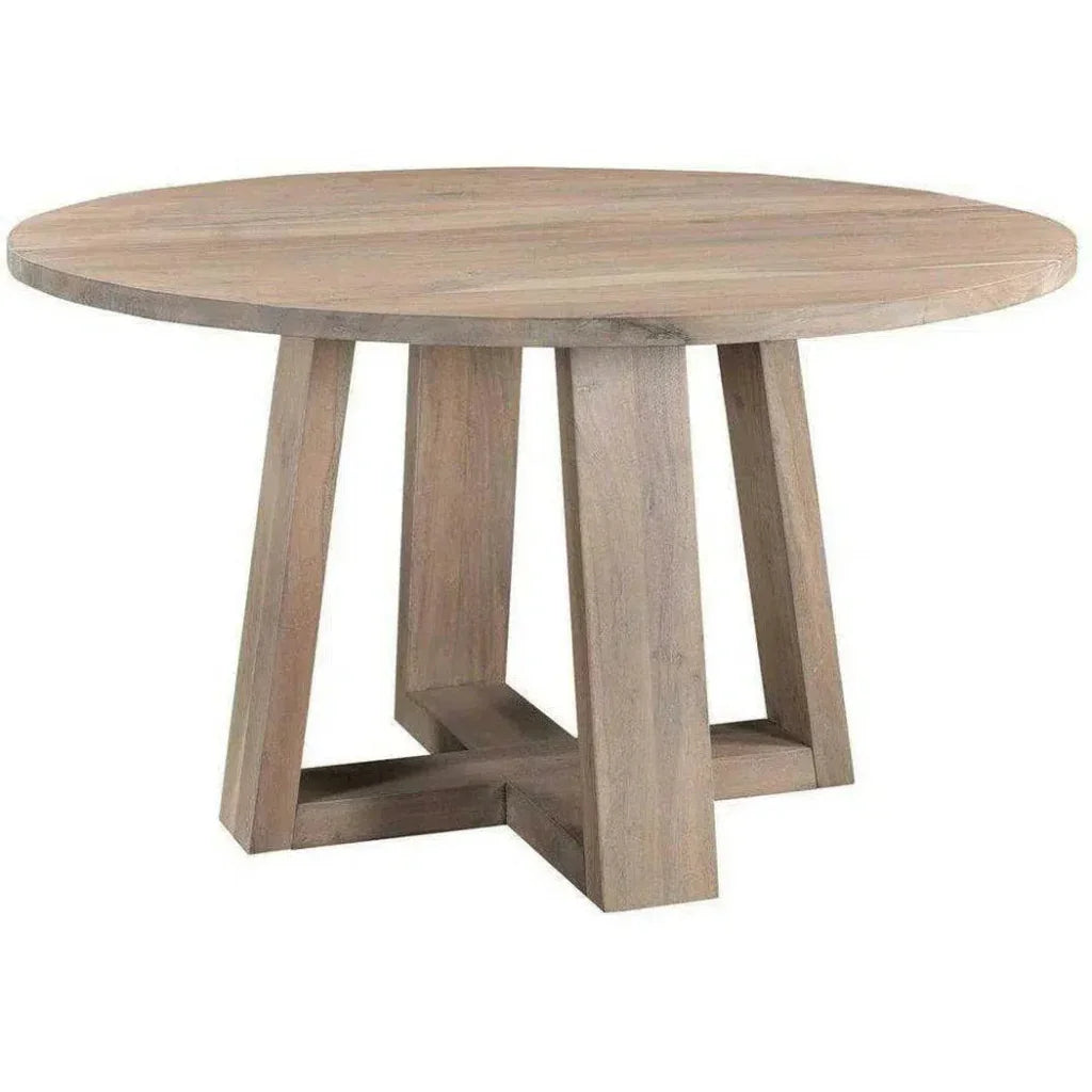 Wood Round Dining Table for 6Style-Dining Tables-Moe's Home-LOOMLAN