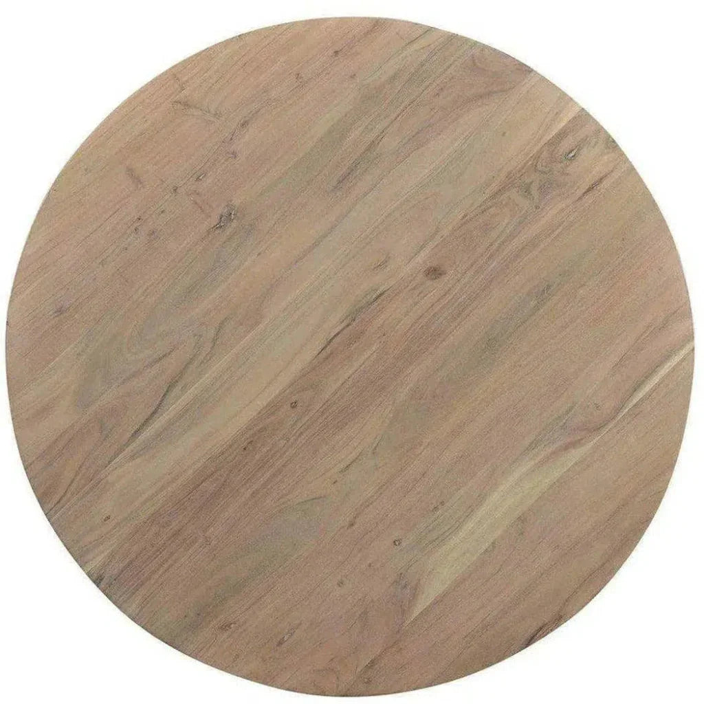 Wood Round Dining Table for 6Style-Dining Tables-Moe's Home-LOOMLAN