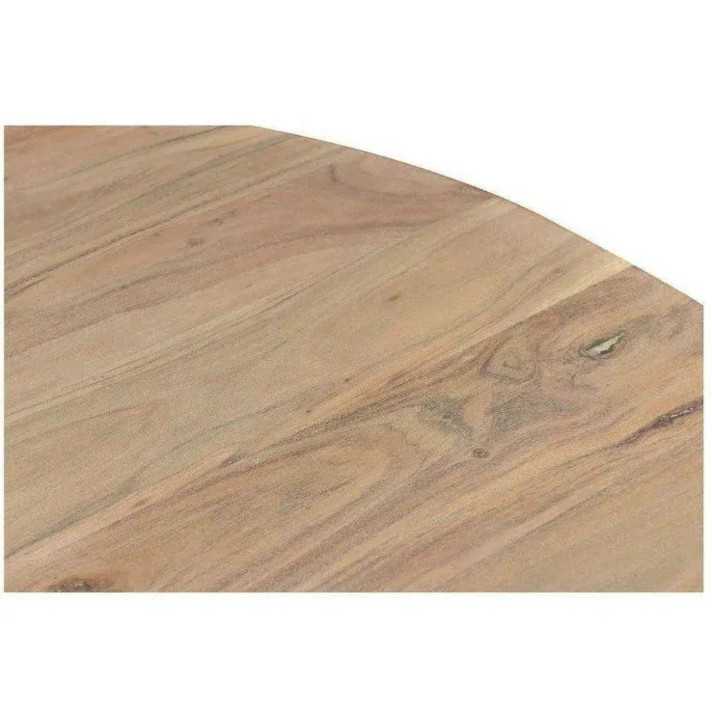 Wood Round Dining Table for 6Style-Dining Tables-Moe's Home-LOOMLAN