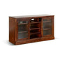 Wood TV Stand Cabinet Glass Sliding Doors - LOOMLAN - Sunny D - TV Stands & Media Centers