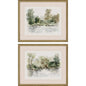 Wooded Stream Wood Framed Wall Art 2PC