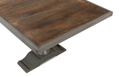 Wooden Rectangular Dining Table-Dining Tables-Sarreid-LOOMLAN