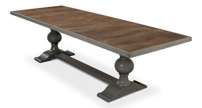 Wooden Rectangular Dining Table-Dining Tables-Sarreid-LOOMLAN