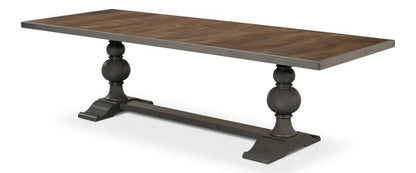 Wooden Rectangular Dining Table-Dining Tables-Sarreid-LOOMLAN