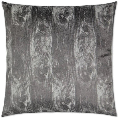 Woodgrain Ash Grey Throw Pillow With Insert - LOOMLAN - D.V. Kap - Throw Pillows