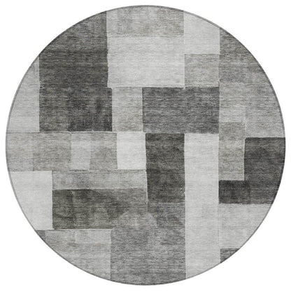 Wovari Gray Washable Indoor - Outdoor Rug - LOOMLAN - LOOMLAN Rugs - Outdoor Rugs