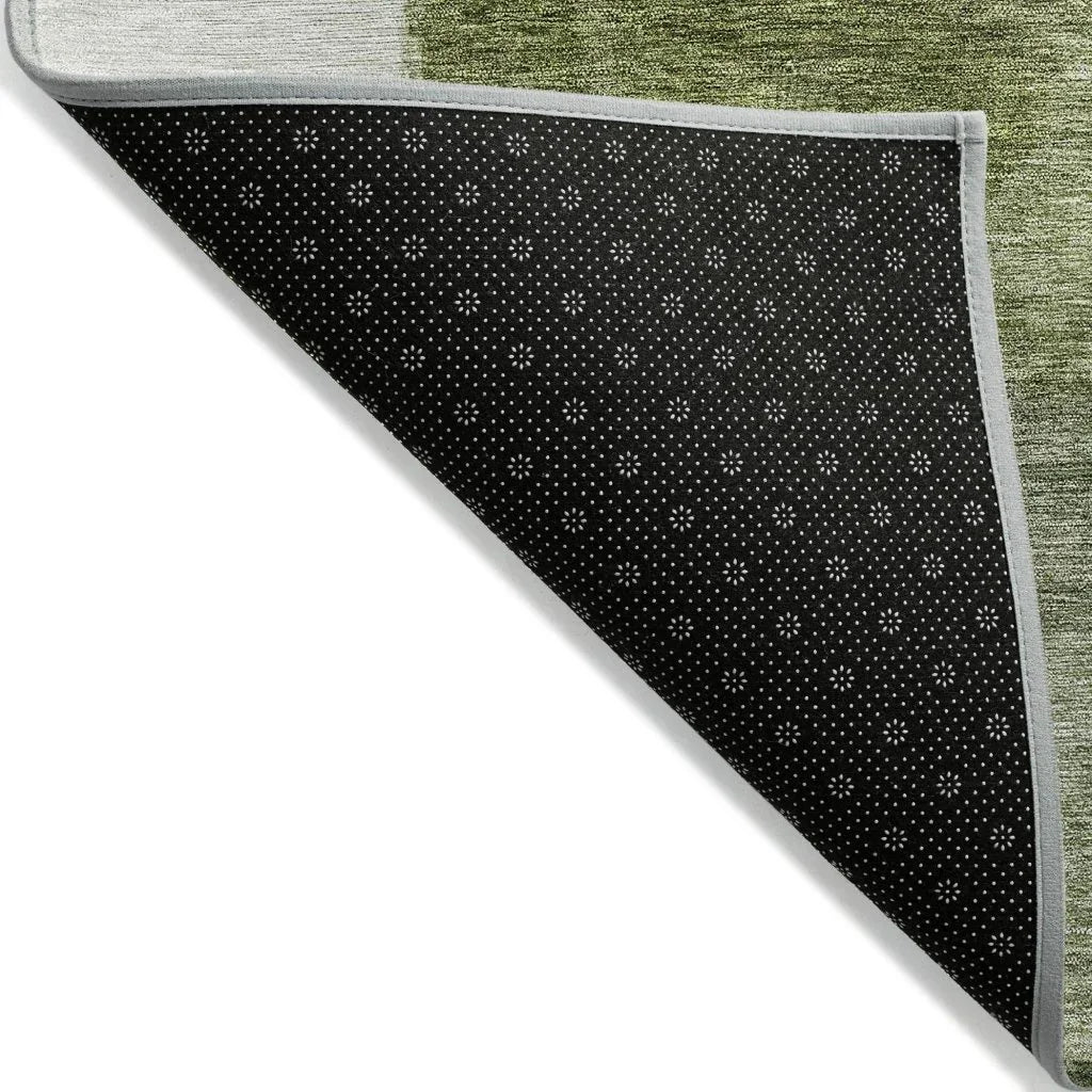 Wovari Green Washable Indoor - Outdoor Rug - LOOMLAN - LOOMLAN Rugs - Outdoor Rugs