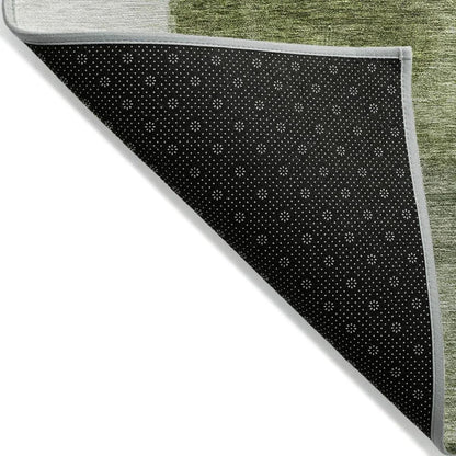 Wovari Green Washable Indoor - Outdoor Rug - LOOMLAN - LOOMLAN Rugs - Outdoor Rugs