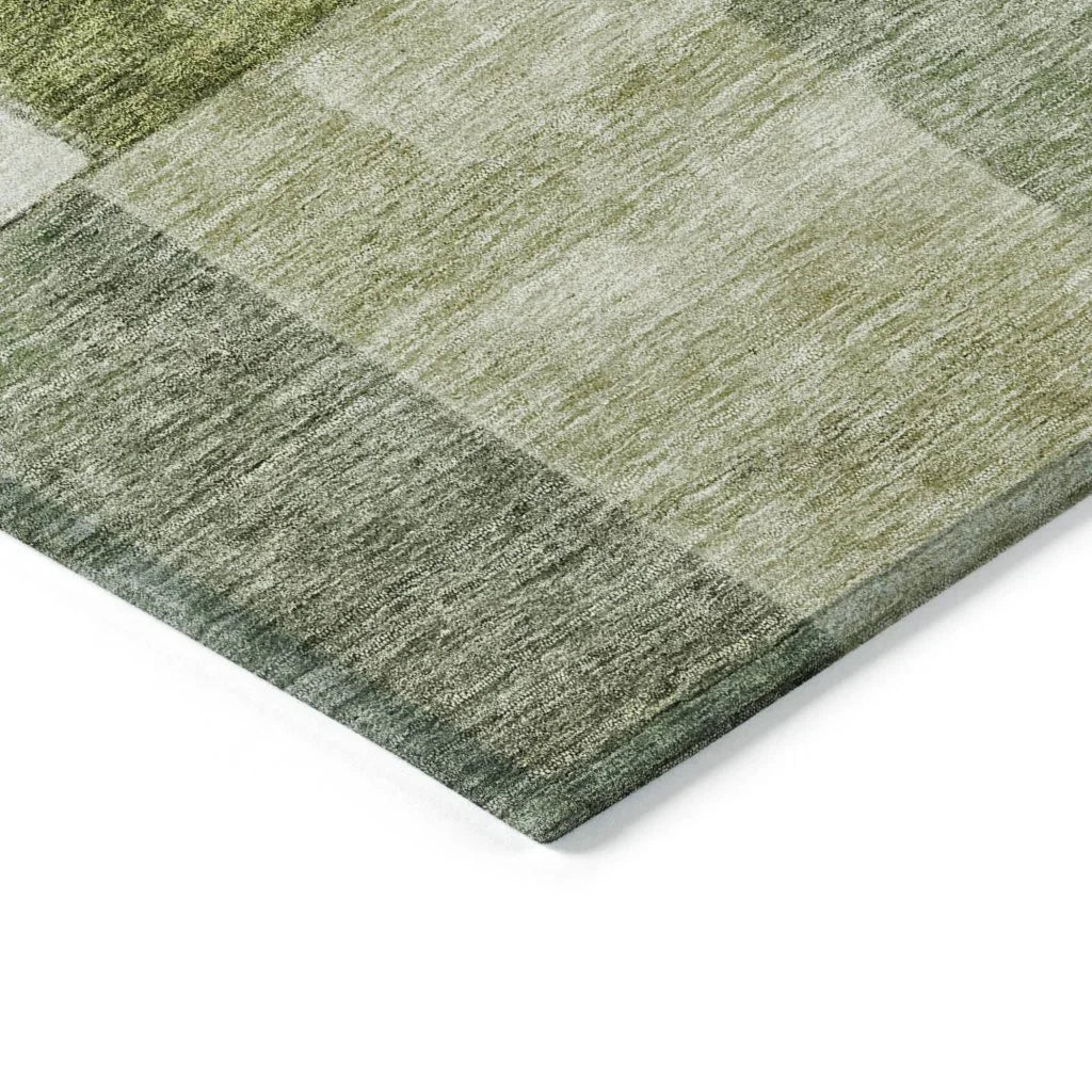 Wovari Green Washable Indoor - Outdoor Rug - LOOMLAN - LOOMLAN Rugs - Outdoor Rugs