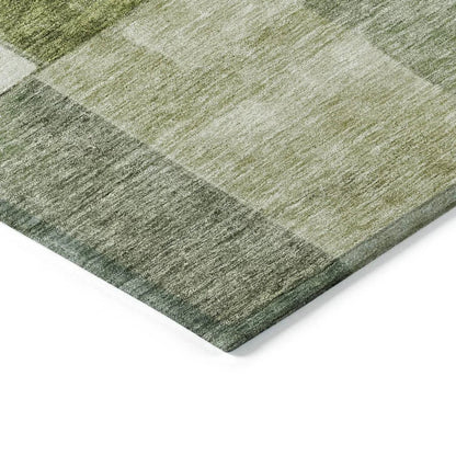 Wovari Green Washable Indoor - Outdoor Rug - LOOMLAN - LOOMLAN Rugs - Outdoor Rugs