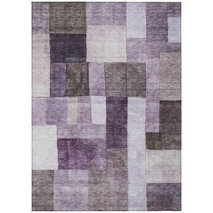 Wovari Purple Washable Indoor - Outdoor Rug - LOOMLAN - LOOMLAN Rugs - Outdoor Rugs