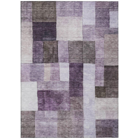 Wovari Purple Washable Indoor - Outdoor Rug - LOOMLAN - LOOMLAN Rugs - Outdoor Rugs