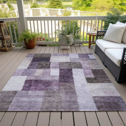 Wovari Purple Washable Indoor - Outdoor Rug - LOOMLAN - LOOMLAN Rugs - Outdoor Rugs