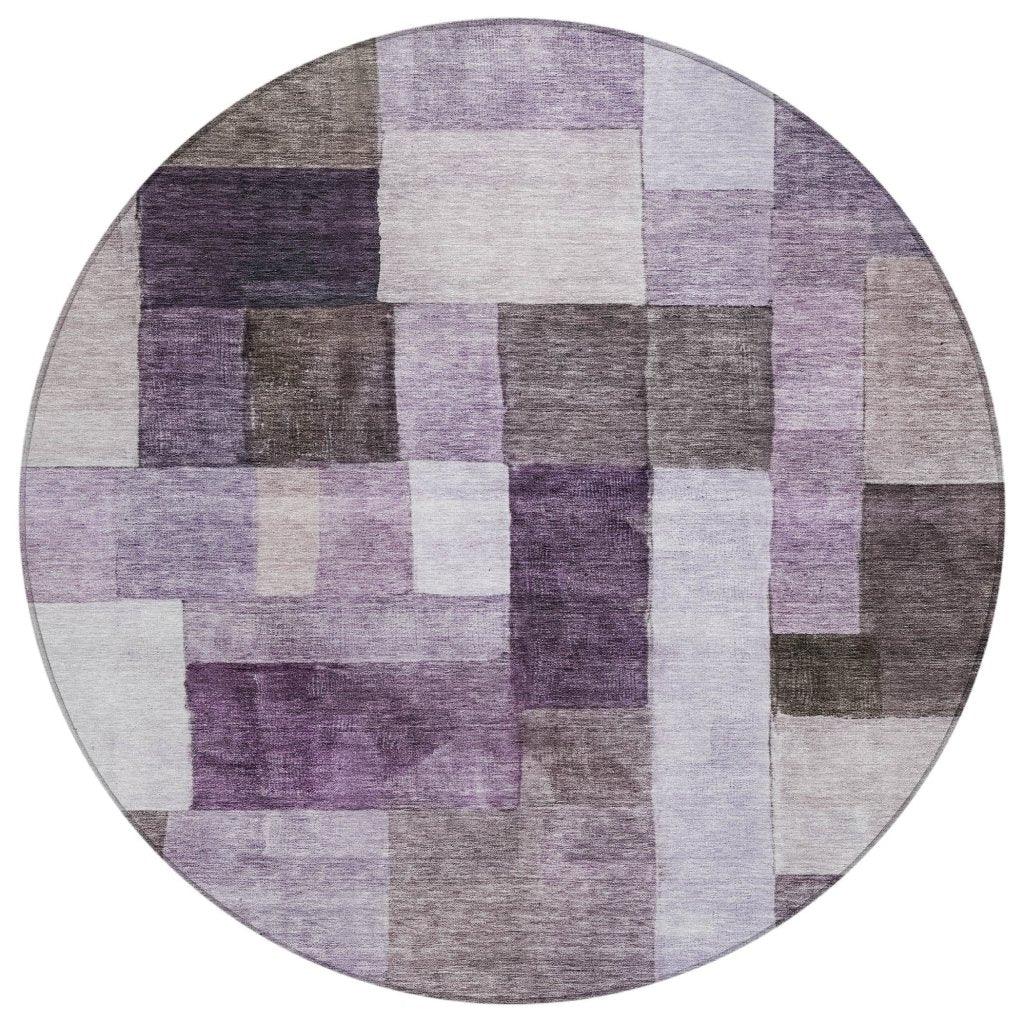 Wovari Purple Washable Indoor - Outdoor Rug - LOOMLAN - LOOMLAN Rugs - Outdoor Rugs