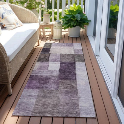 Wovari Purple Washable Indoor - Outdoor Rug - LOOMLAN - LOOMLAN Rugs - Outdoor Rugs