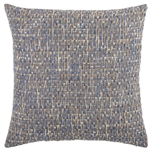 Woven Abstract Navy Throw Pillow Down Insert - LOOMLAN - LOOMLAN - Throw Pillows