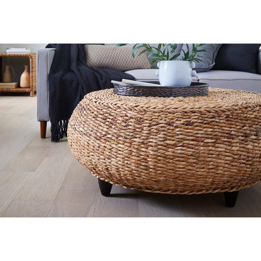 Woven Coffee Table Kubu Mandalay Ottoman - LOOMLAN - Furniture Classics - Coffee Tables