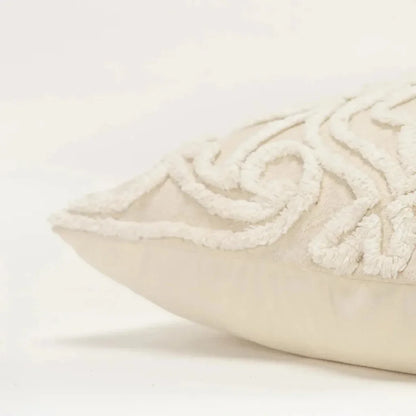 Woven Medallion Natural Throw Pillow Down Insert - LOOMLAN - LOOMLAN - Throw Pillows