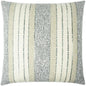 Woven Path Stripes Slate Blue Large Throw Pillow Insert - LOOMLAN - D.V. Kap - Throw Pillows