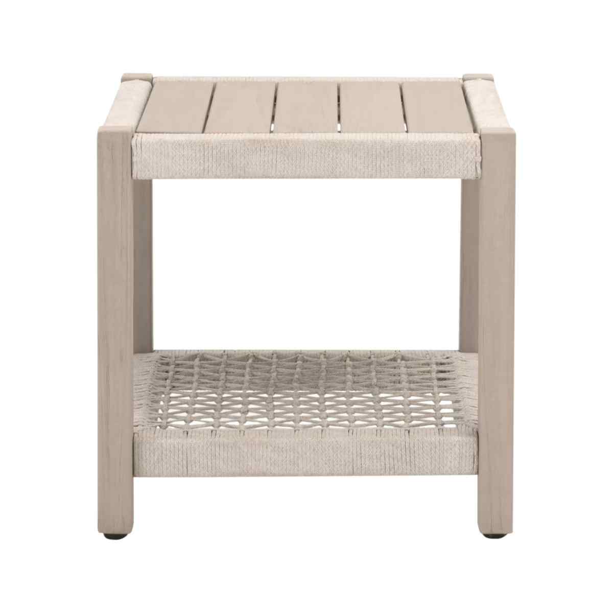 Wrap Wooden Outdoor Side Table