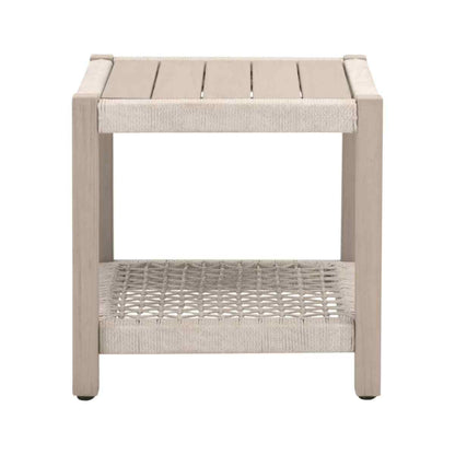 Wrap Wooden Outdoor Side Table