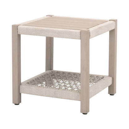 Wrap Wooden Outdoor Side Table