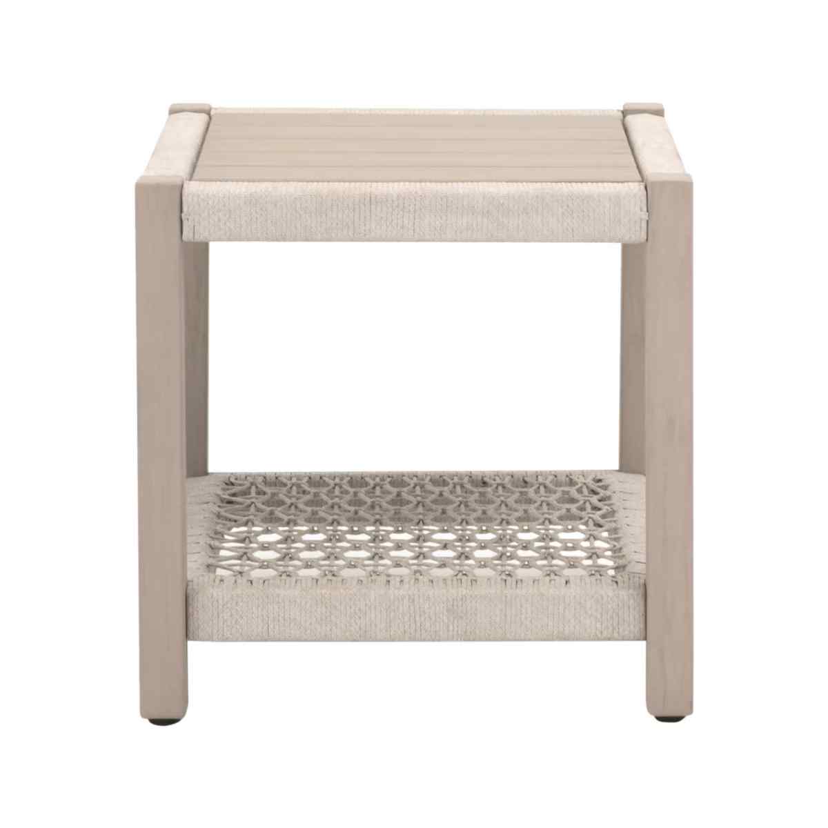 Wrap Wooden Outdoor Side Table