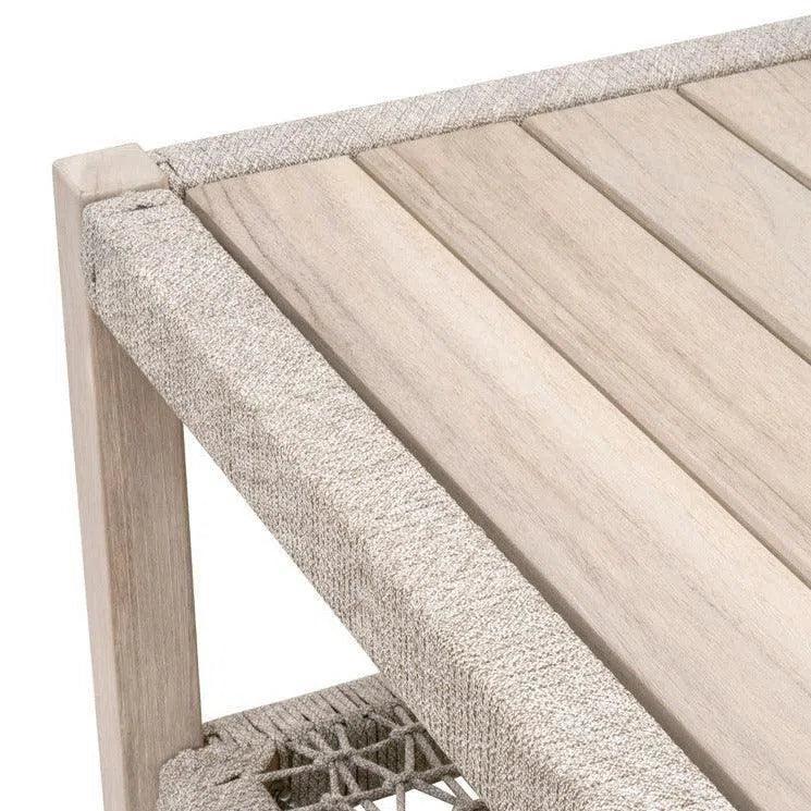 Wrap Outdoor Side Table With Storage Shelf - LOOMLAN - Essentials For Living - Outdoor Side Tables