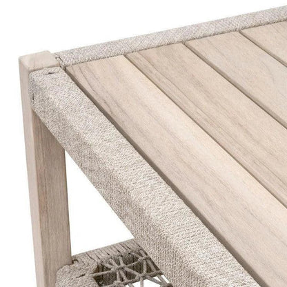 Wrap Outdoor Side Table With Storage Shelf - LOOMLAN - Essentials For Living - Outdoor Side Tables