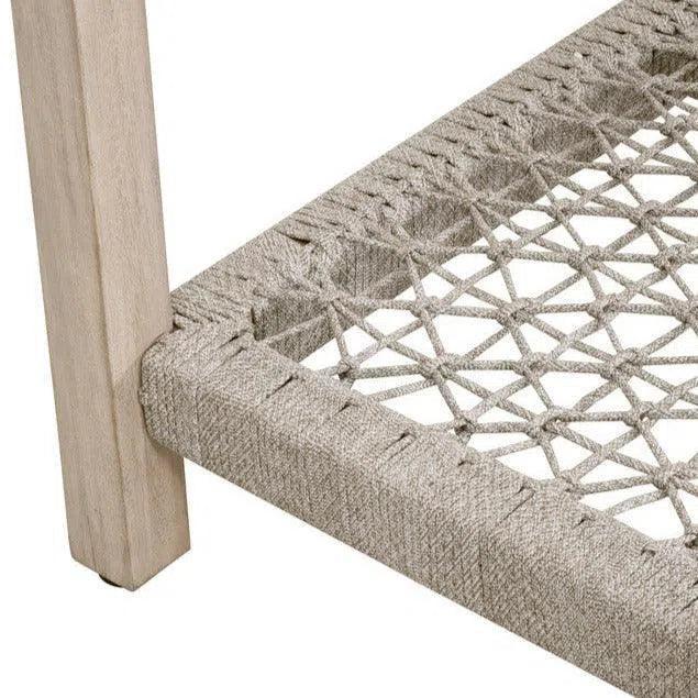 Wrap Outdoor Side Table With Storage Shelf - LOOMLAN - Essentials For Living - Outdoor Side Tables