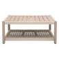 Wrap Wooden Square Outdoor Coffee Table