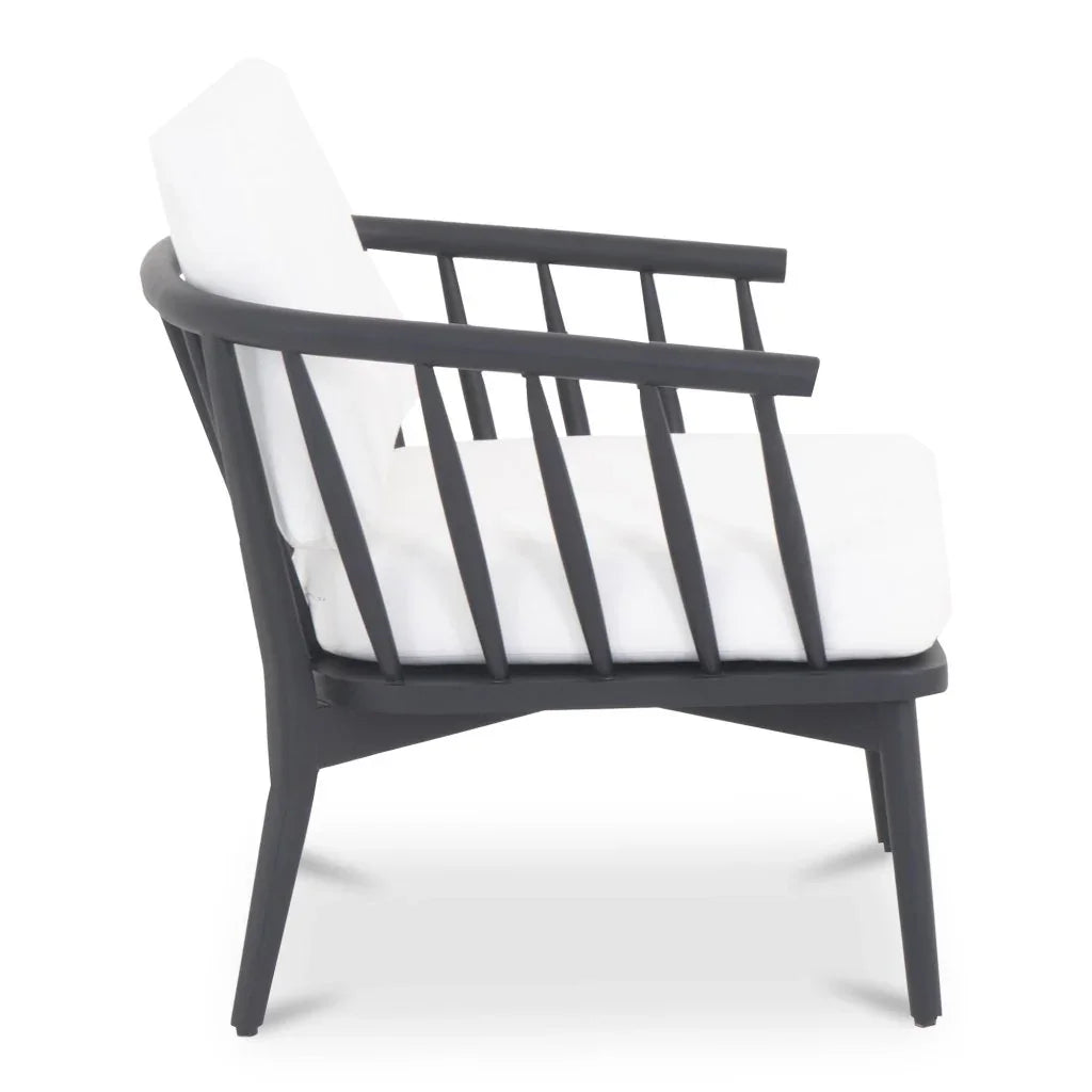 Wren Solid Teak Frame Outdoor Lounge Chair-Outdoor Lounge Chairs-Moe's Home-LOOMLAN