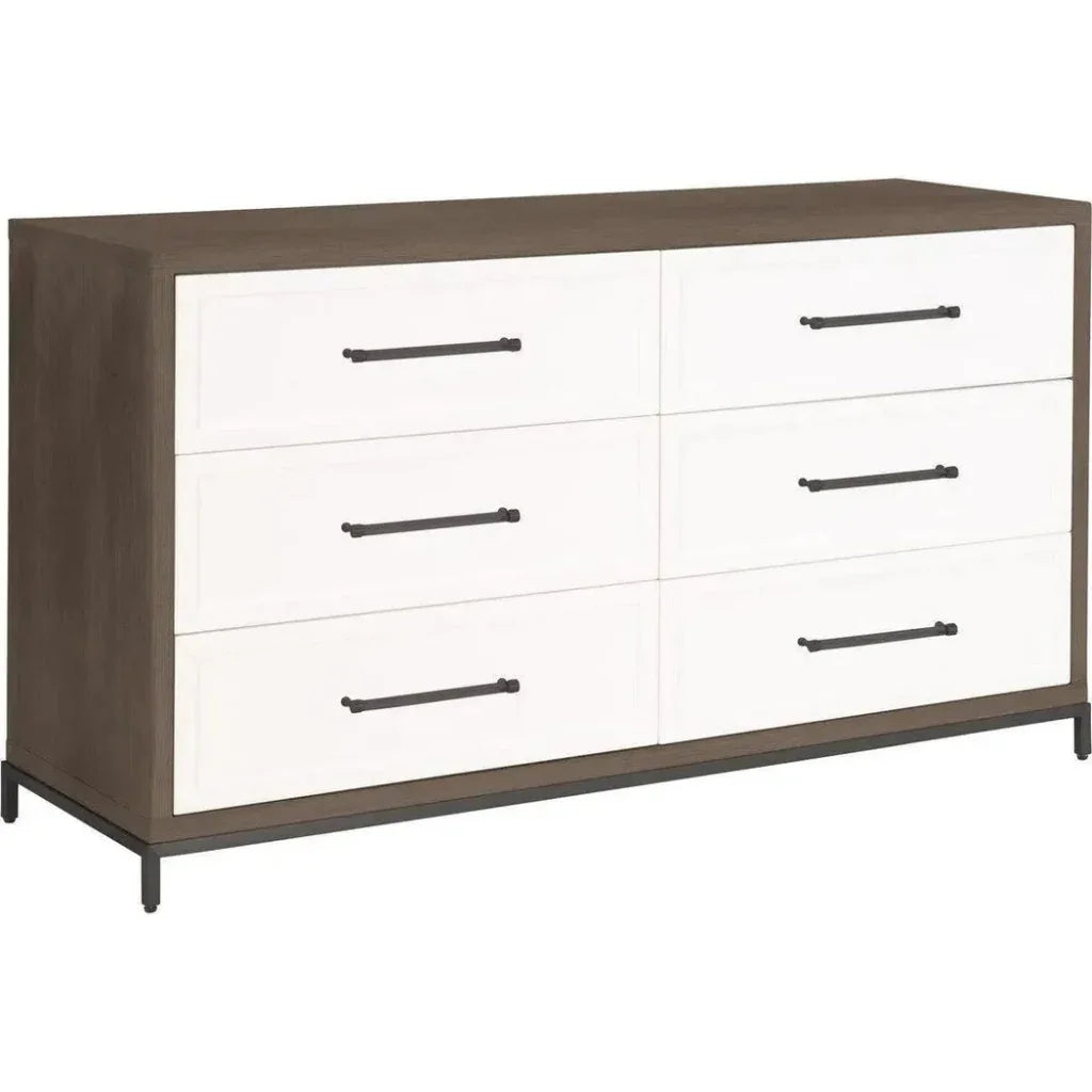 Wrenn 6 - Drawer Double Dresser - LOOMLAN - Essentials For Living - Dressers
