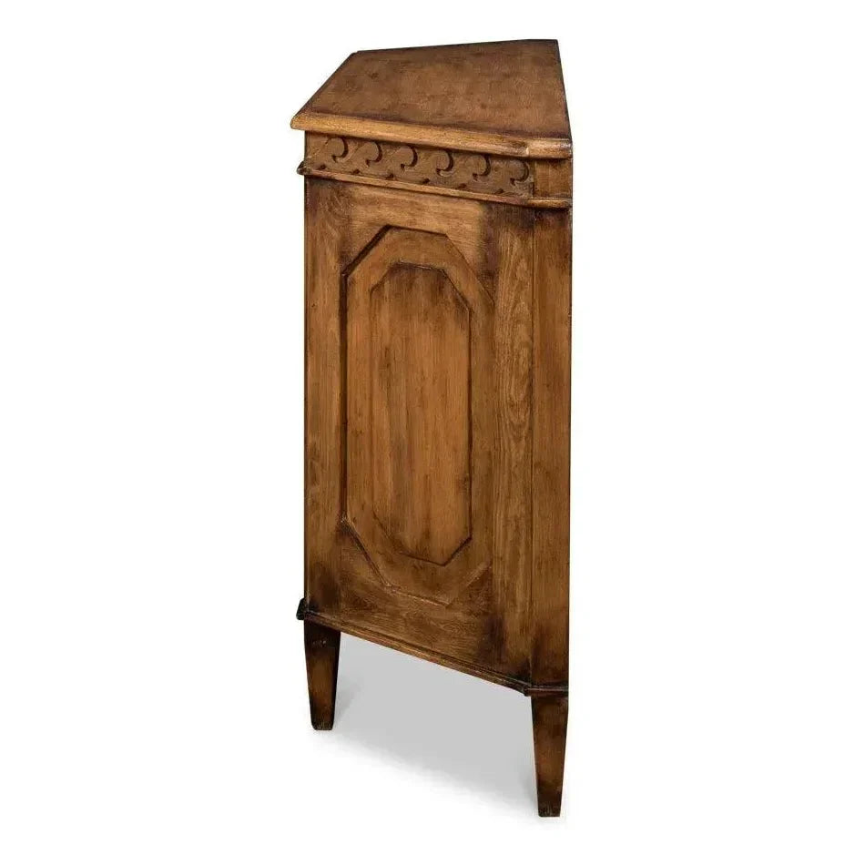 Wrenn Credenza Brown Cabinet for Living Room - LOOMLAN - Sarreid - Sideboards
