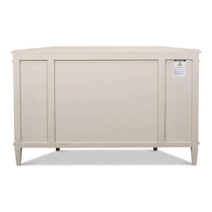Wrenn Credenza Stone Grey Cabinet for Living Room - LOOMLAN - Sarreid - Sideboards