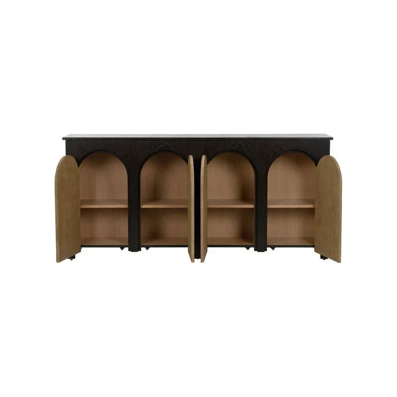 Wrightsbury Wooden Black Console Table - LOOMLAN - Chelsea House - Console Tables
