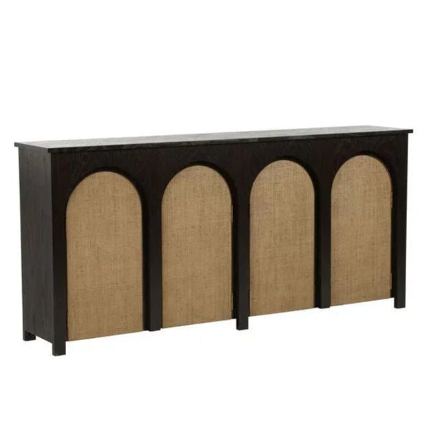 Wrightsbury Wooden Black Console Table - LOOMLAN - Chelsea House - Console Tables