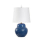 Wrightsville Textured Blue Glazed Ceramic Table Lamp - LOOMLAN - Chelsea House - Table Lamps