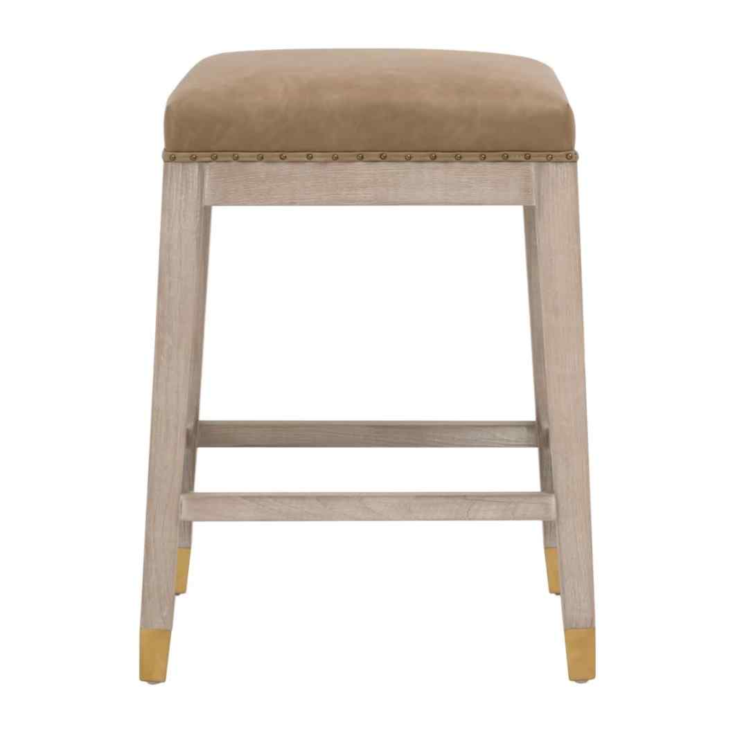 Wyatt Leather Counter Stool 2PC