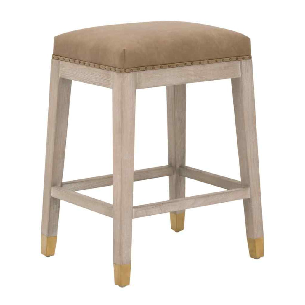 Wyatt Leather Counter Stool 2PC