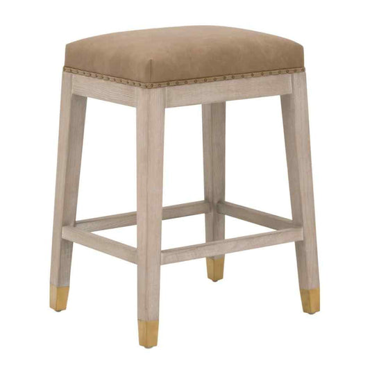 Wyatt Leather Counter Stool 2PC