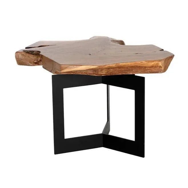 Wyatt Wooden Geometric Side Table - LOOMLAN - SUNPAN - Side Tables