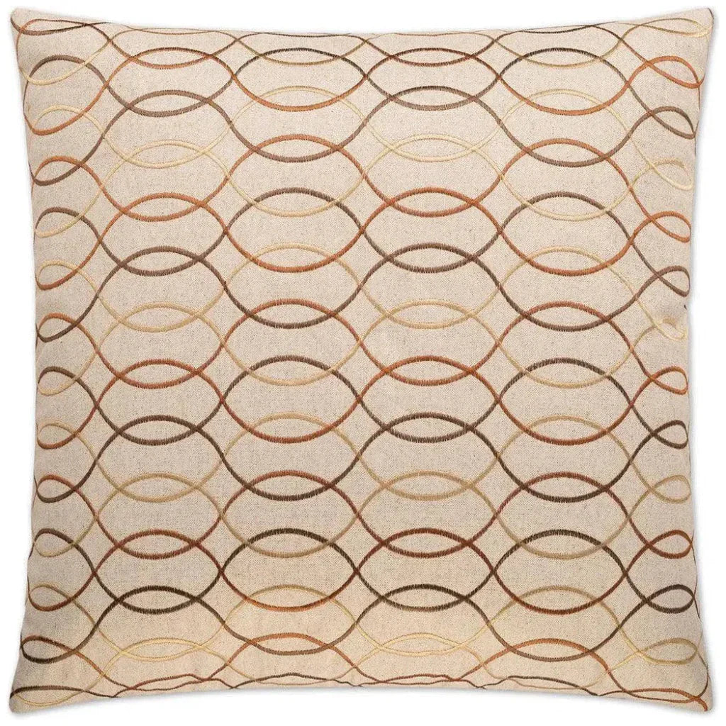 Wynn Copper Throw Pillow With Insert - LOOMLAN - D.V. Kap - Throw Pillows