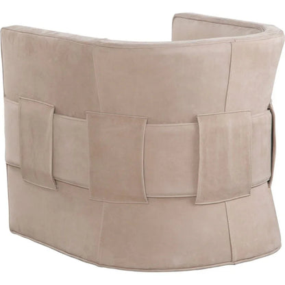 Wynn Leather Comfort Swivel Chair - LOOMLAN - Olivia + Quinn - Club Chairs