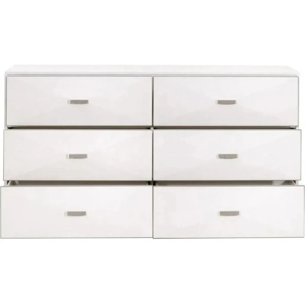 Wynn Shagreen 6 - Drawer Double Dresser - LOOMLAN - Essentials For Living - Dressers