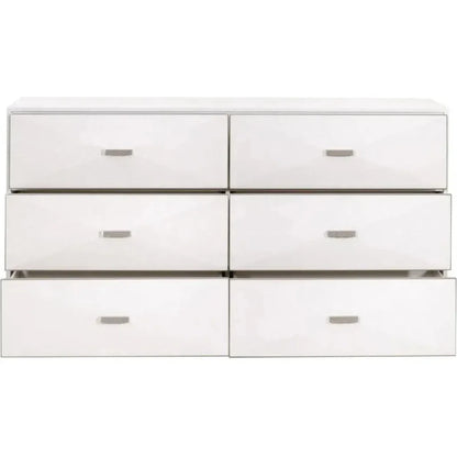 Wynn Shagreen 6 - Drawer Double Dresser - LOOMLAN - Essentials For Living - Dressers