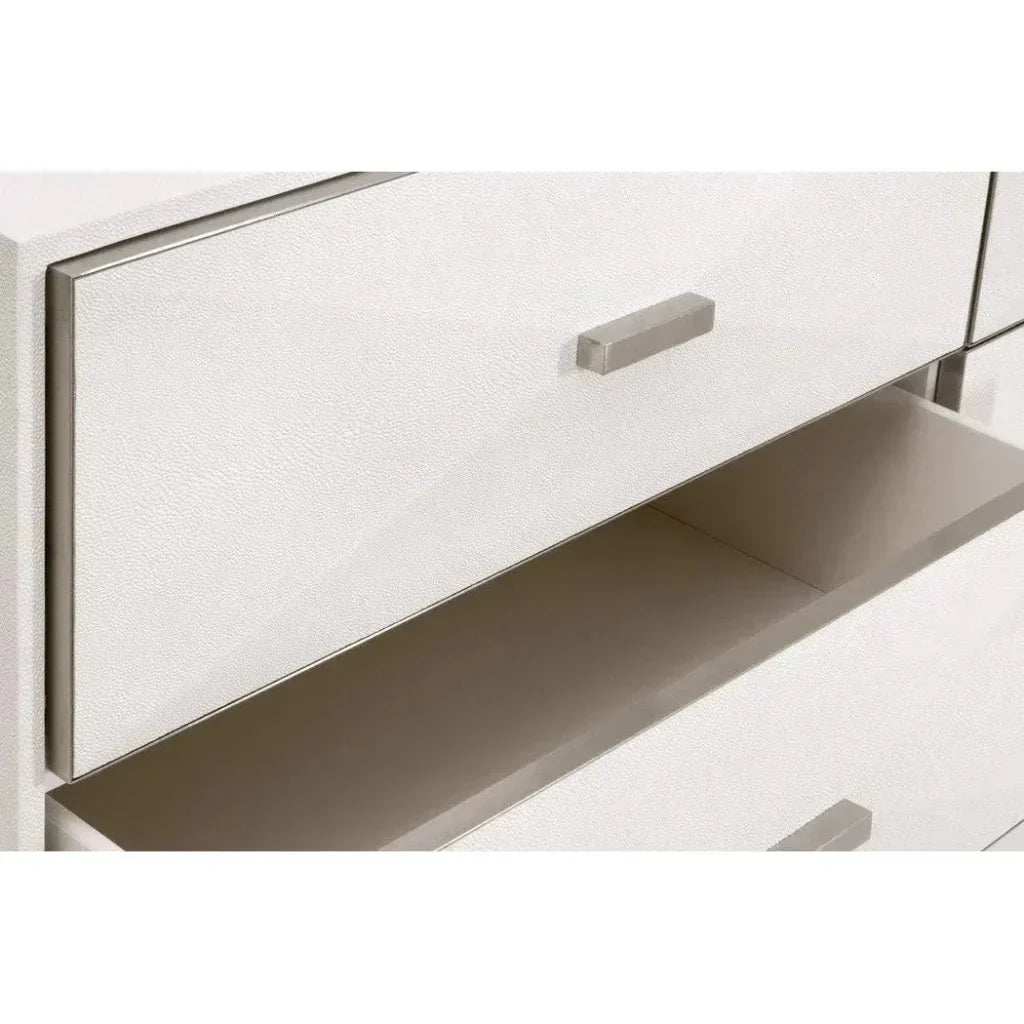 Wynn Shagreen 6 - Drawer Double Dresser - LOOMLAN - Essentials For Living - Dressers